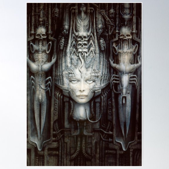 H.R. Giger - Li Ii Poster Wall Art, Modern Wall Decor For Living Room Bedroom, 24x36 UNFRAMED