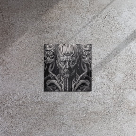 H.R. Trump - Mechanical - Glossy Metal Print