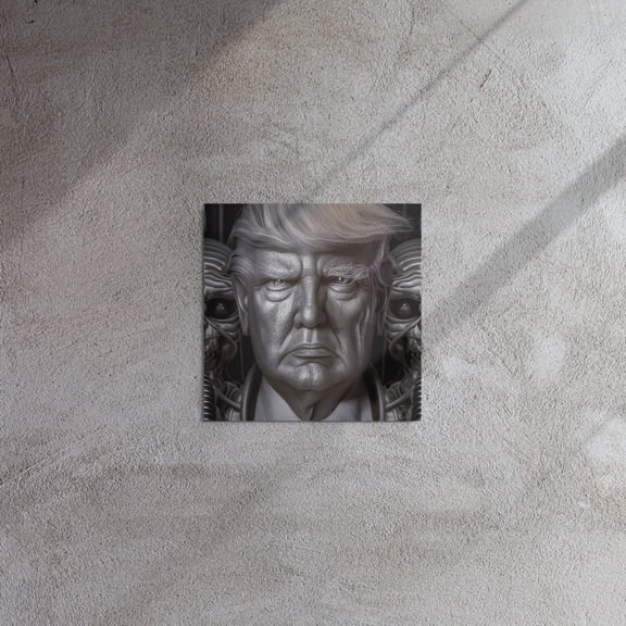 H.R. Trump - Republic - Glossy Metal Print