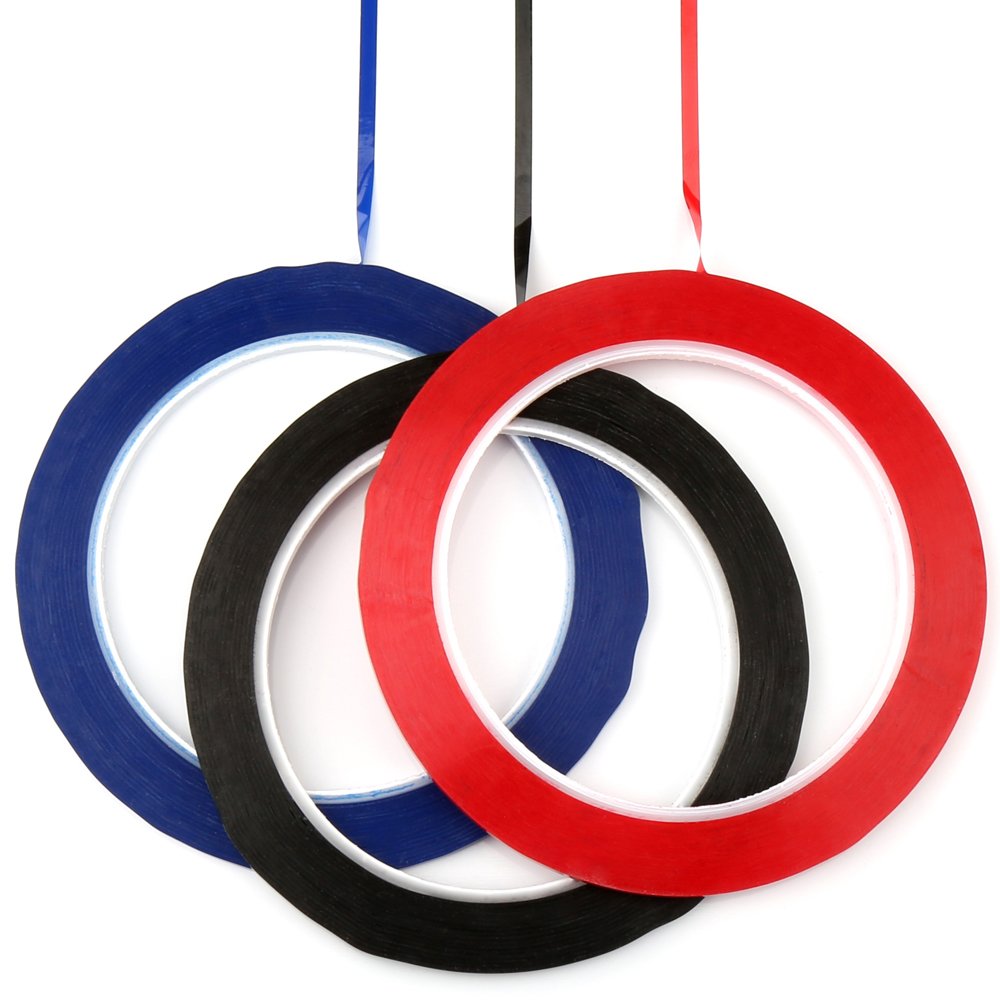 Whiteboard Tape Graphic Electrical Adhesive Gridding 6 Rolls Pinstripes The Pet Colored Labels