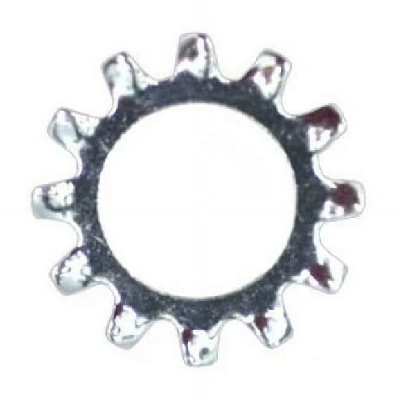 Auveco 5251 External Tooth Lock Washer for 8mm (5/32") Screw, 100-Pack
