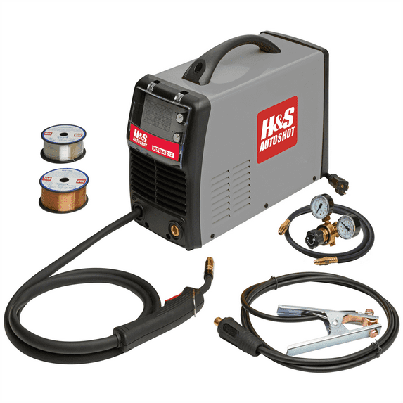H&S AutoShot HSW-6213 MIG Welder 130 Amp Inverter with Infintely Variable Power and Wire Speed (115VAC)