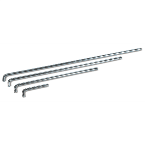 H & S Autoshot UNI-1065 H&s Autoshot Uni-1065 Pulling Rod Kit 4-pc. Chrome [4-inch, 10-inch, 14-inch And 18-inch Length]