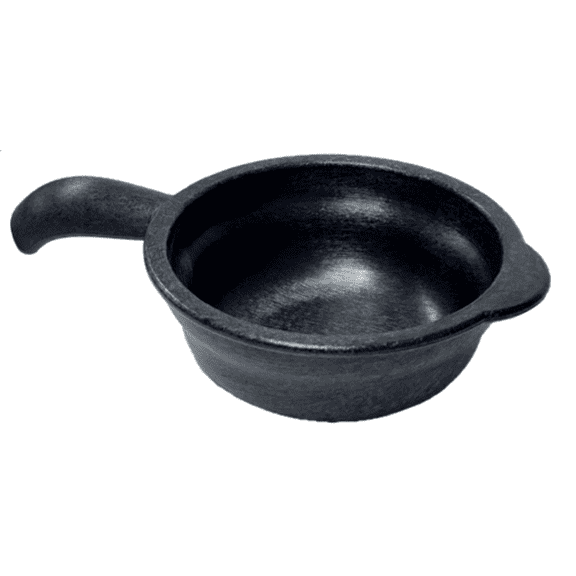 H.S. Inc HS1081-CH, 16 oz. Commercial Serving Bowl with Handle, Round Polypropylene, Stackable, Microwave & Dishwasher Safe, Charcoal Color, Ideal for Bars and Restaurants, 24-Pack