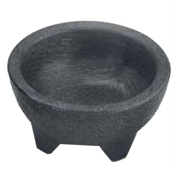 H.S. Inc. NHS1006 Black 8 Oz Molcajete Dish - 24 / CS