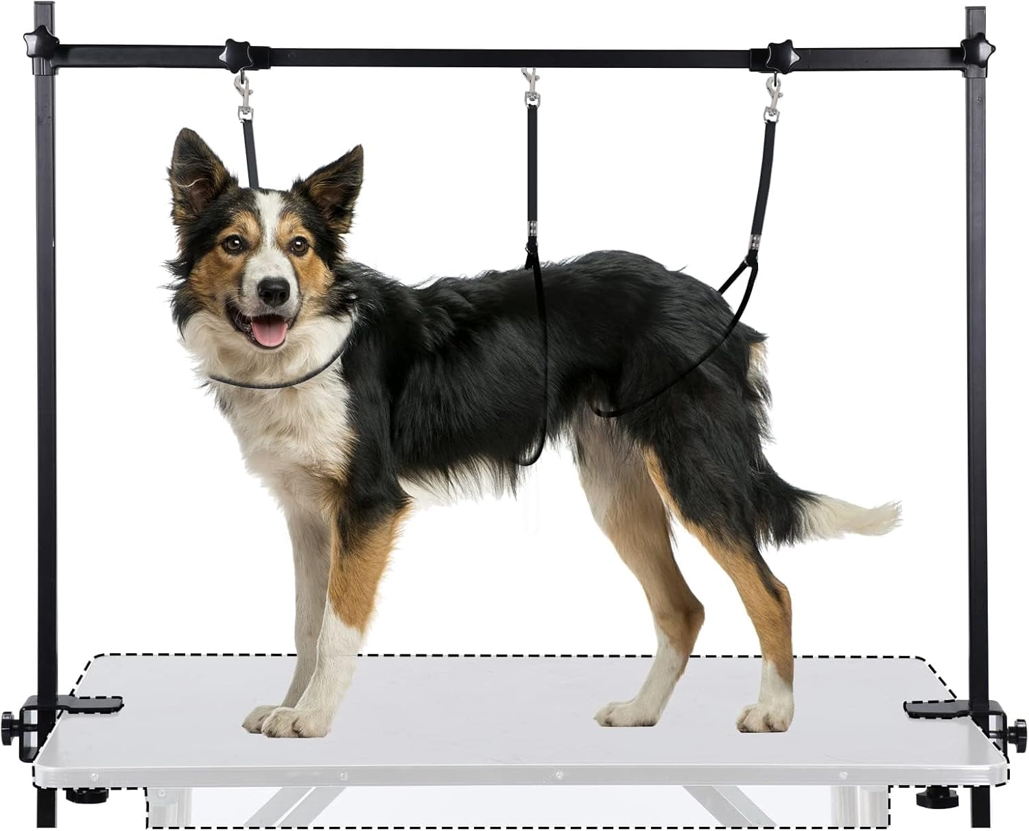 H-Shape Dog Grooming Arm with Clamp, Heavy Duty Pet Grooming Table Arm ...