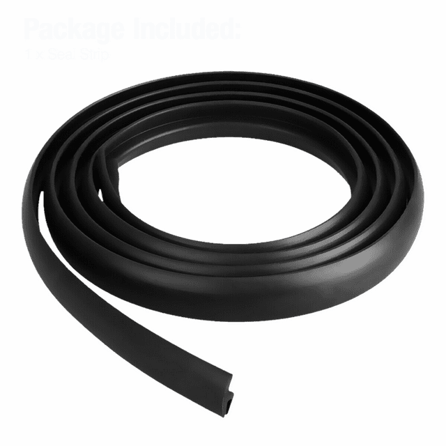 H Shape Self Adhesive Auto Rubber Weather Draft Seal Strip 0.7 Inch