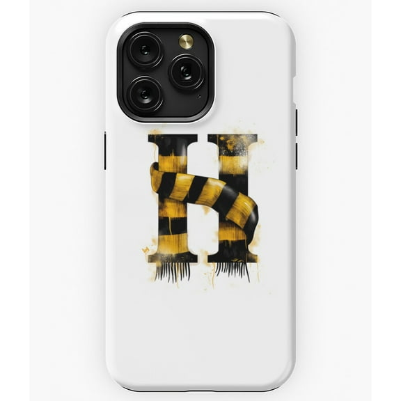 H Shaped Scarf Fantasy Harry Potter Inspired A11929 Phone Case for iPhone 11 to 17 Pro Max
