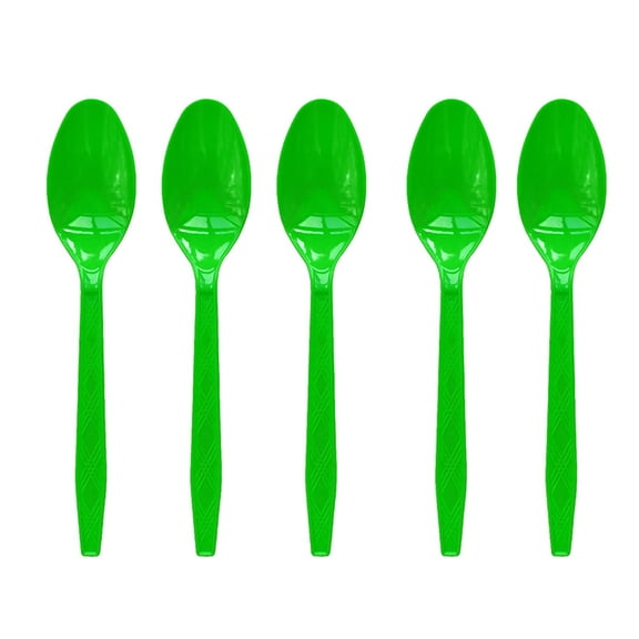 H Themed Holiday Disposable Spoons For Party Tableware Set Utensils For Desserts Pack Of 10
