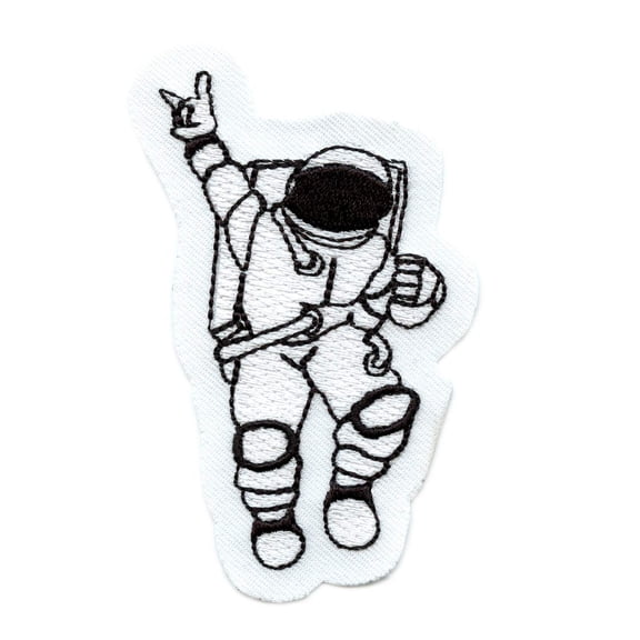 H-Town Houston Astronaut Iron On Embroidered Patch