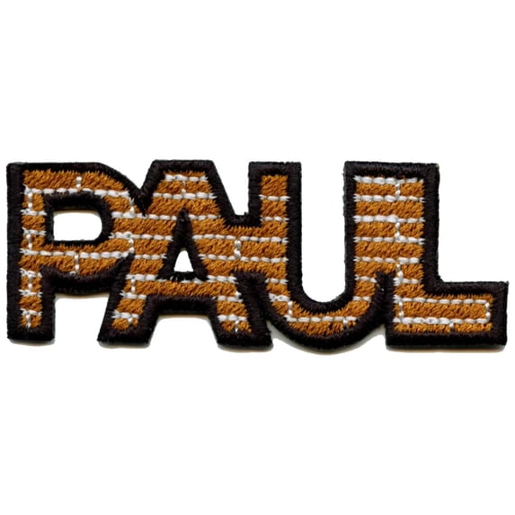 H-Town Paul Wall Brick Script Embroidered Iron On Patch