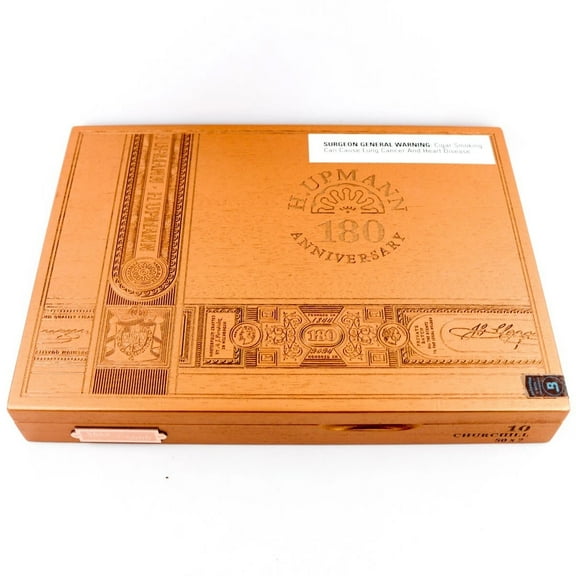 H. Upmann Churchill 180 Anniversary Empty Wood Cigar Box 11.5" x 8.5" x 1.5"