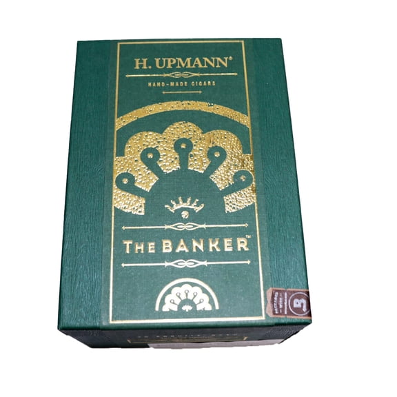H. Upmann The Banker Annuity Empty Wood Cigar Box 6.75" x 5" x 3.75"