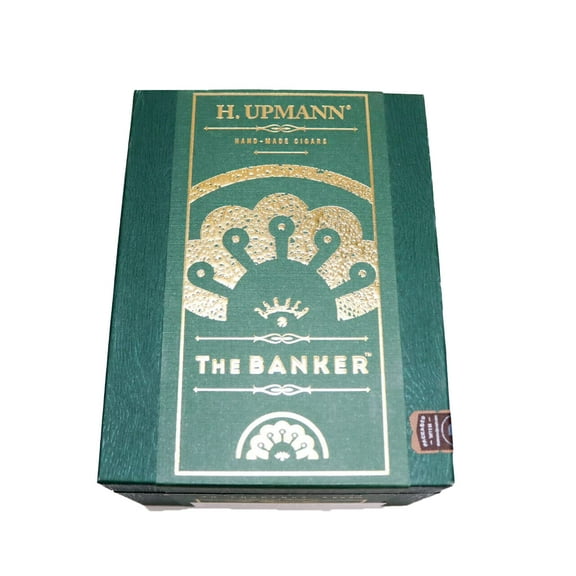H. Upmann The Banker Currency Empty Wood Cigar Box 6.25" x 4.75" x 3.5"