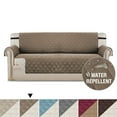 thumbnail image 1 of H.VERSAILTEX 1-Piece Reversible Quilted Sofa Pet Cover Protector, Taupe/Beige, 1 of 7