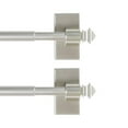thumbnail image 1 of H.VERSAILTEX 2 pack magnetic rod, 16 to 28 inch multipurpose rod for metal doors and washing machines, square finish, nickel, 1 of 5