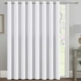 thumbnail image 1 of H.VERSAILTEX Contemporary Thermal Insulated Blackout Curtains Window for Bedroom, 100" x 84", 1 Panel, Pure White, 1 of 9