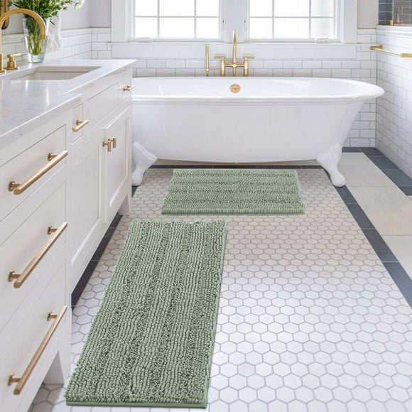 Sage Green Bathroom Rugs
