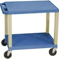 thumbnail image 1 of H.Wilson Tuffy Red 2 Shelf AV Cart, 1 of 1