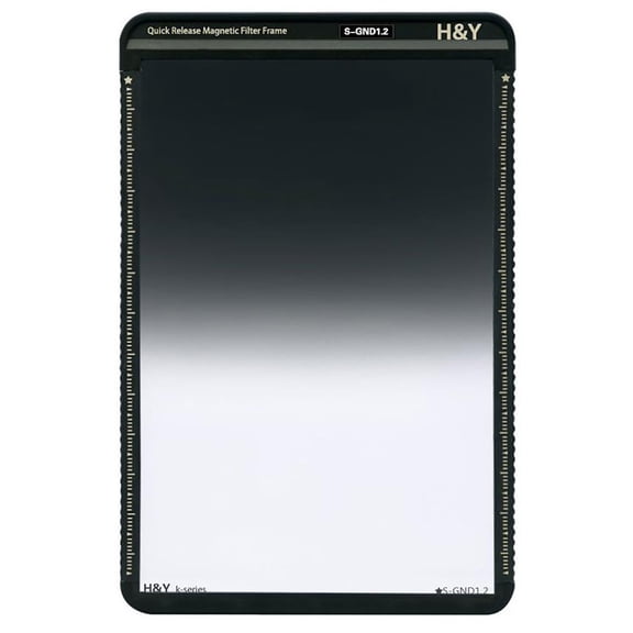 H&Y 100x150mm HD MRC Soft-Edge Graduated Neutral Density 1.2 Square Filter (4-Stops) with Quick Release Magnetic Filter Frame for 100mm K-Series Filter Holder