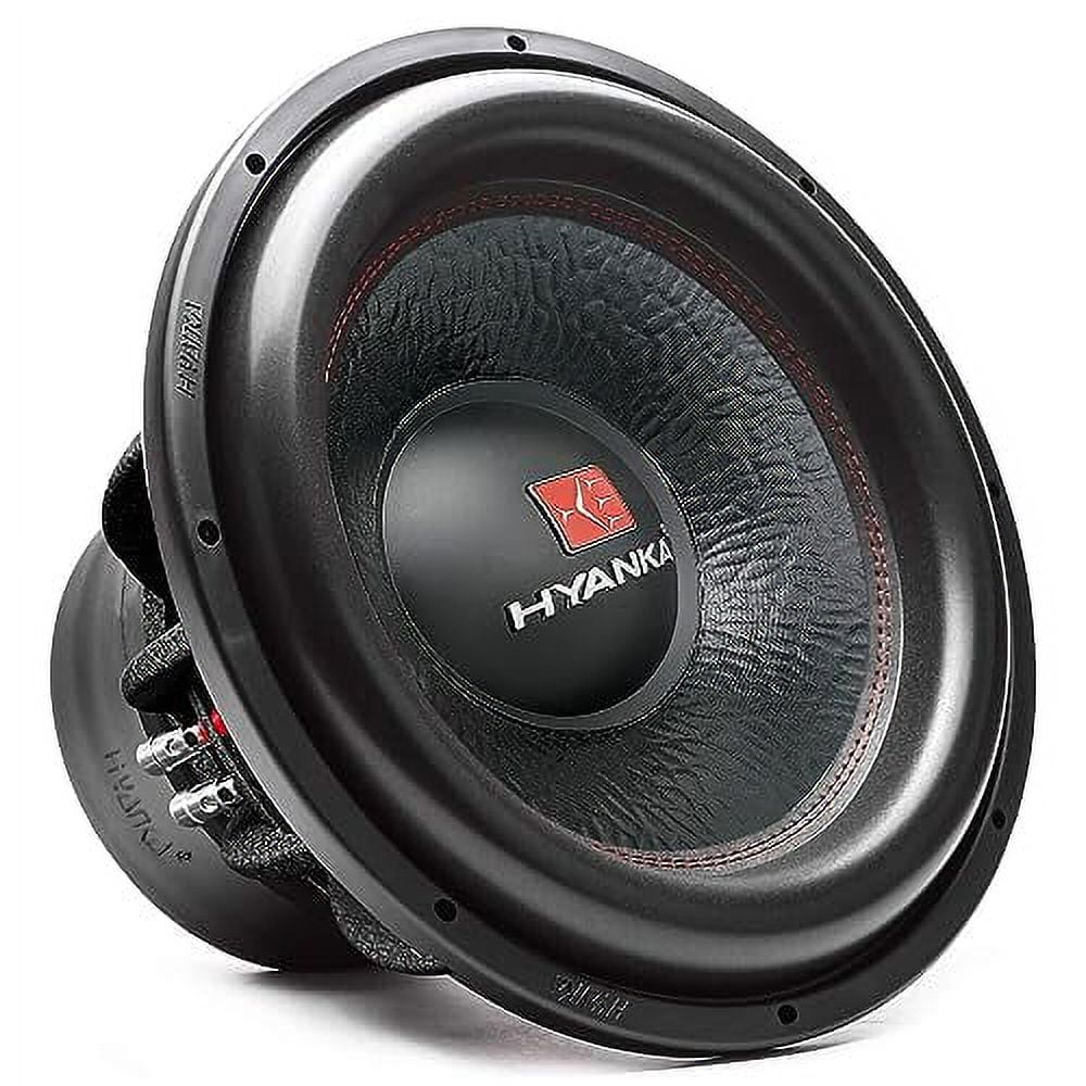 H YANKA 15-inch 2400W Car Audio Subwoofer - High Power, Black