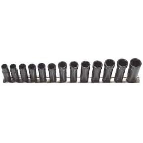 H.b. Products Inc TSCD3813B 13 Piece 3/8 Drive Deep Turbo Socket Sae/ Metric Set