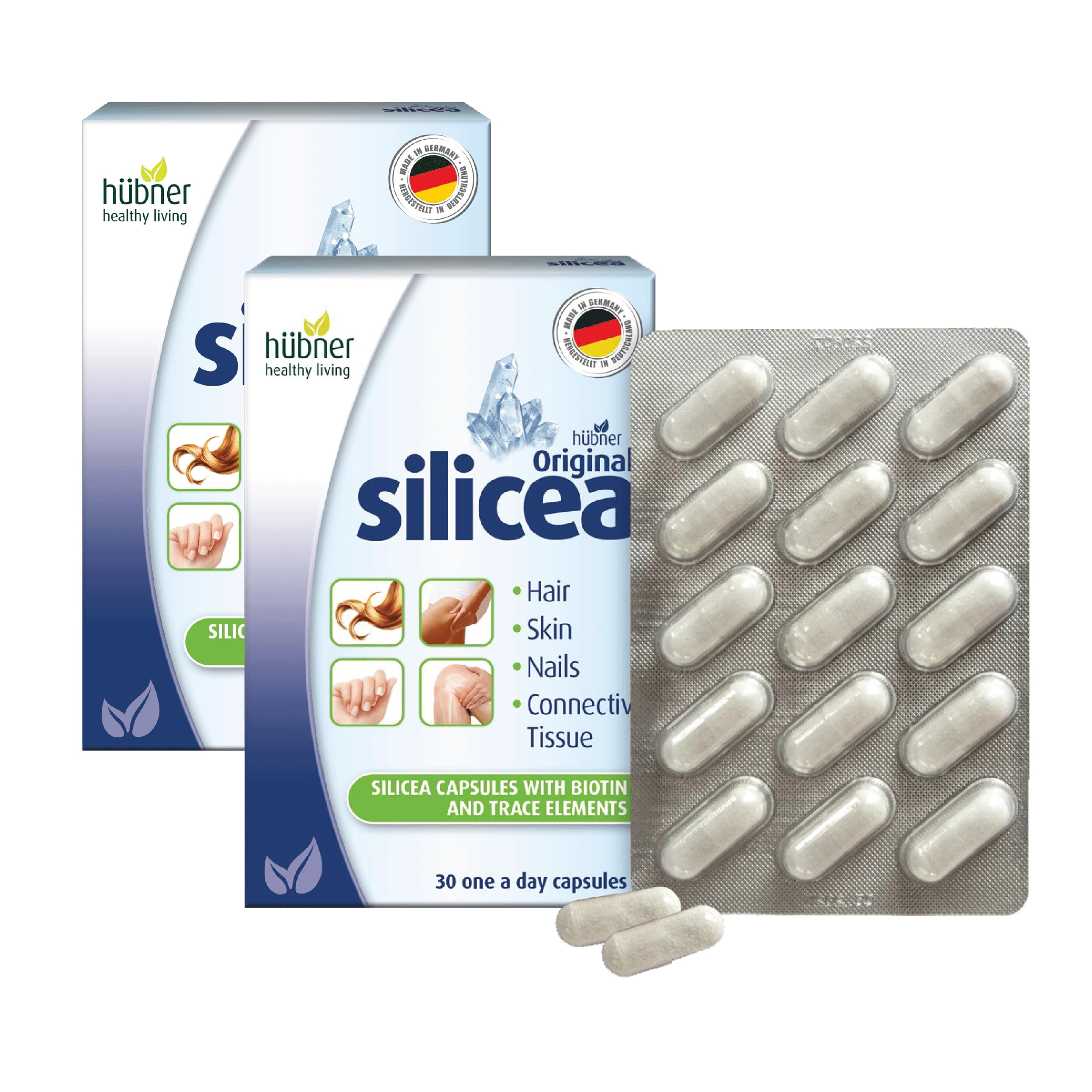 Hübner Original Silicea Gel YPF5 One a Day Capsules for Hair, Skin