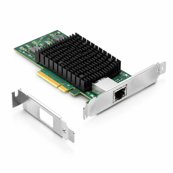 H!fiber 10gb Rj45 Pci-e Network Card Nic Pare To X540-t1 With X540-bt2 Csingle Ports Pci Express X8 Ethernet Converged Adapter Sup