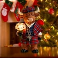 thumbnail image 1 of HÃ­gh-lÃ¡nd Cow Christmas Night Light Gift For Collectors_Kids Teens Adorable Desk Decor For Bedroom Office Dorm Study Bookshelf Festive Home Decor,F, 1 of 5