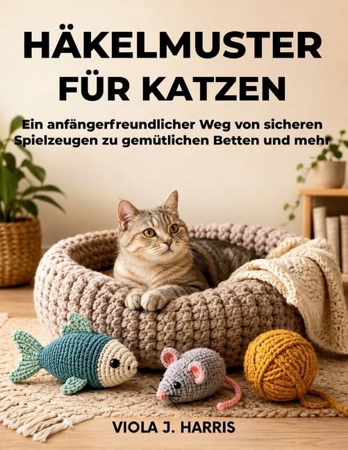 HÃ¤kelmuster fÃ¼r Katzen: Ein anfÃ¤ngerfreundlicher Weg von sicheren Spielzeugen zu gemÃ¼tlichen Betten und mehr, (Paperback)