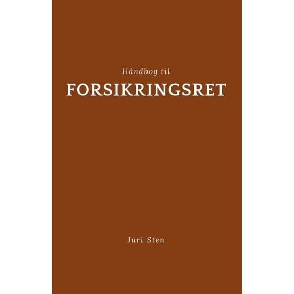 Hndbog Til Jura Hndbog til forsikringsret, (Paperback)