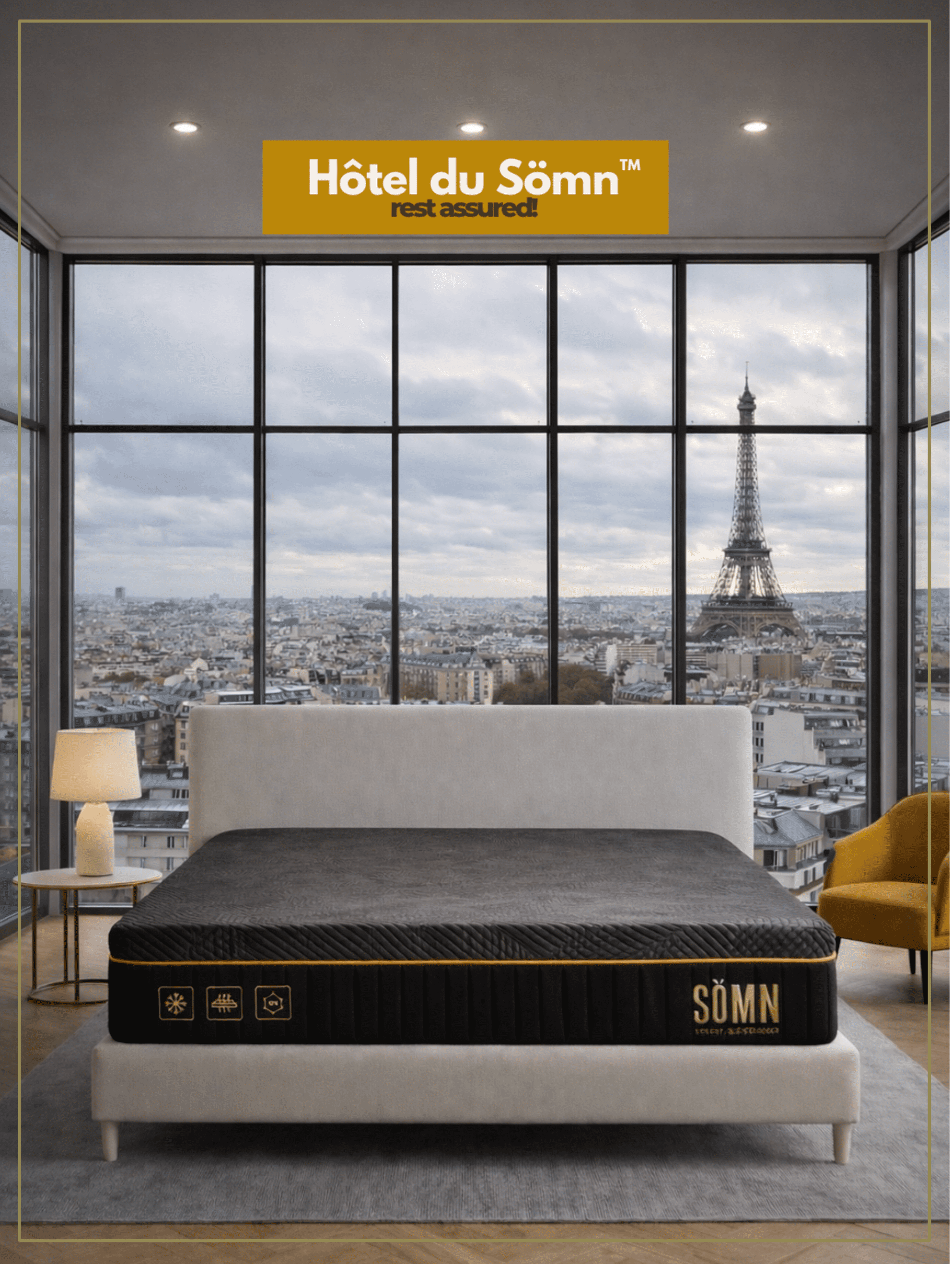 Hôtel du Sömn - 10" Premium Luxury Cooling Hybird Full Mattress