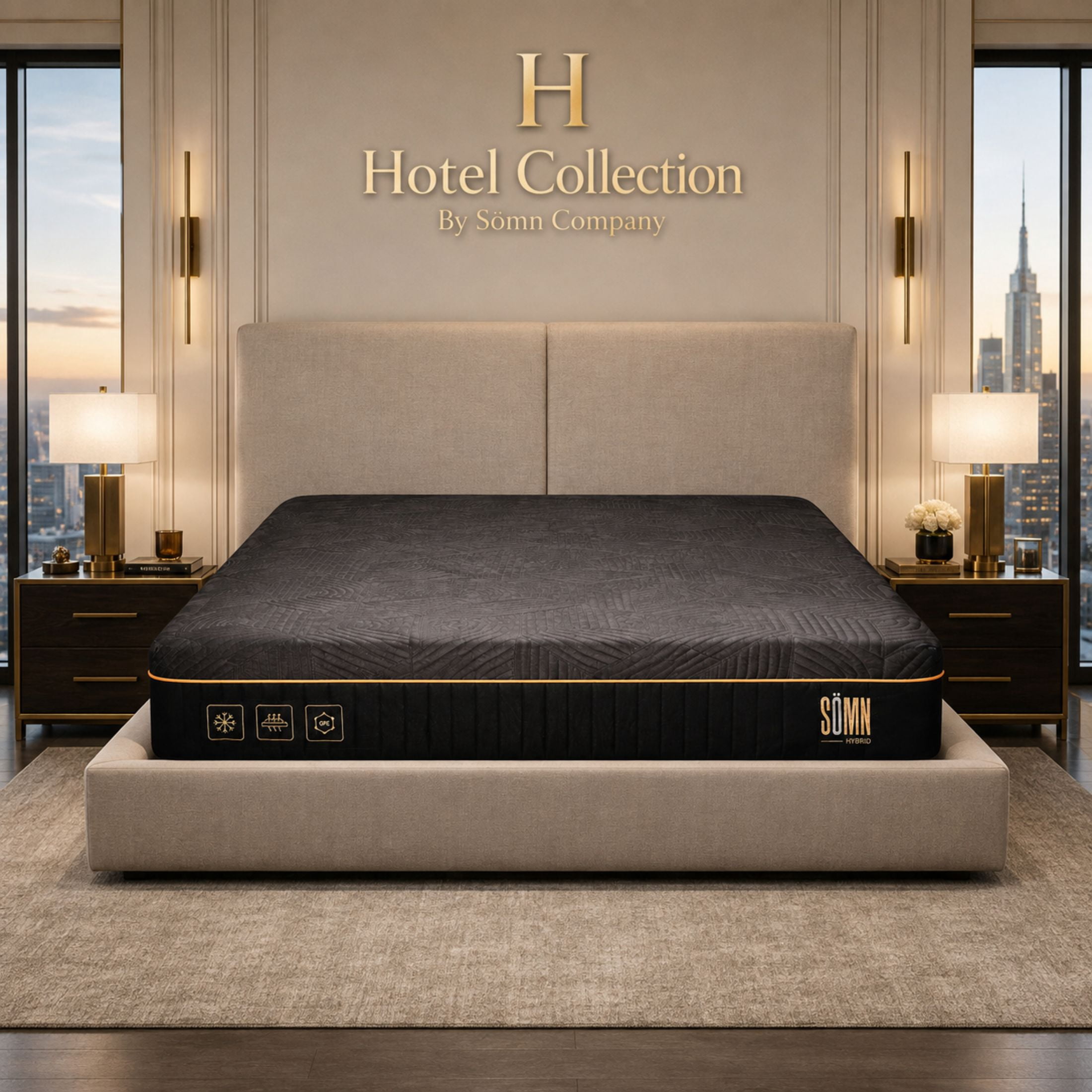 Hotel Du Sömn Premium Luxury 12" Cooling Hybrid Mattress, Full