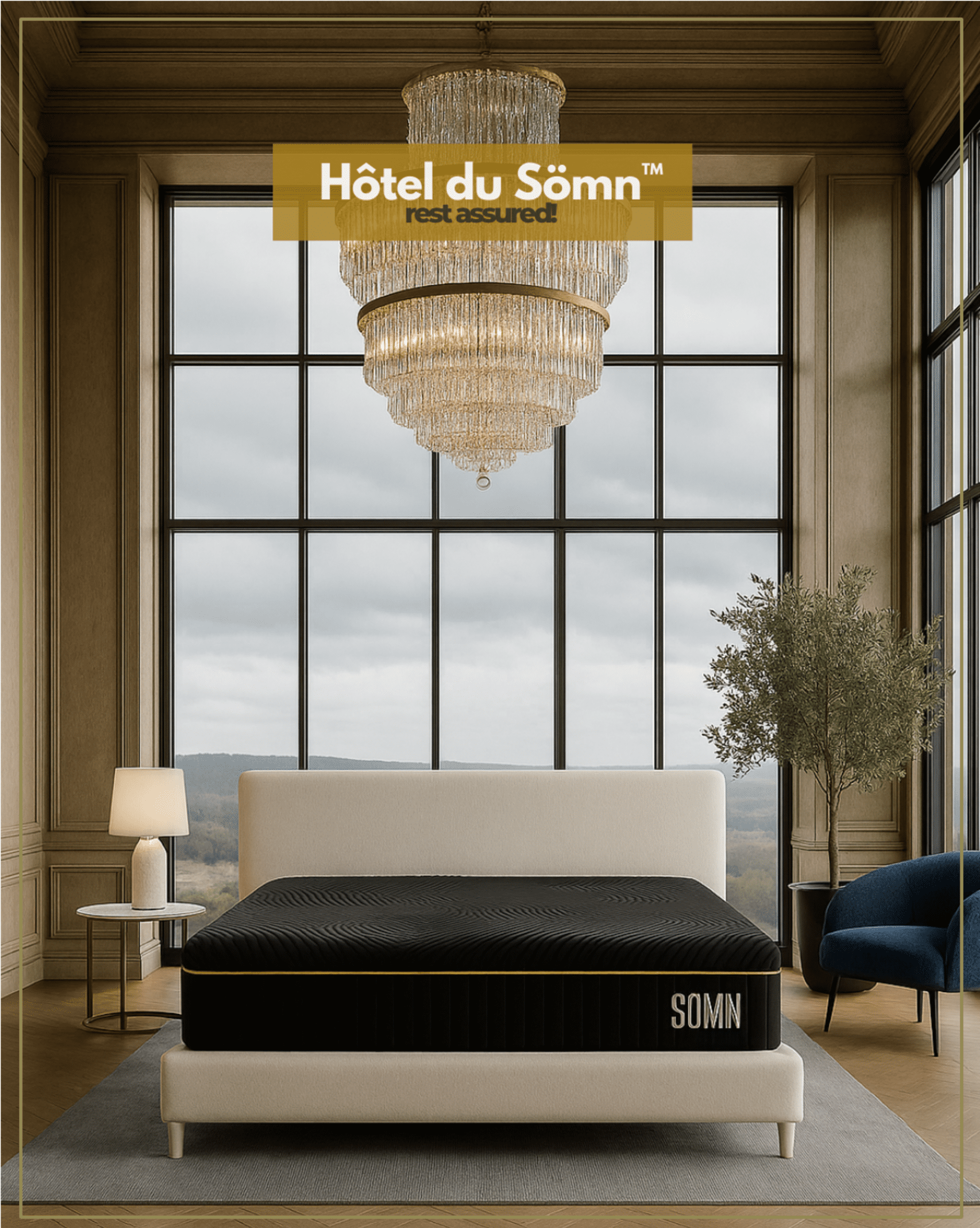Hôtel Du Sömn Premium Cooling 10 Inch Hybrid Luxury Queen Mattress