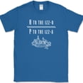 thumbnail image 1 of H to the Izzo P to the Izza Pizza T-Shirt Funny Food Slice Gift Joke Tee - Royal Blue, L, 1 of 1