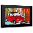 thumbnail image 1 of HÃ¼ttner, Rainer 24x18 Black Modern Framed Museum Art Print Titled - In Italia, 1 of 5
