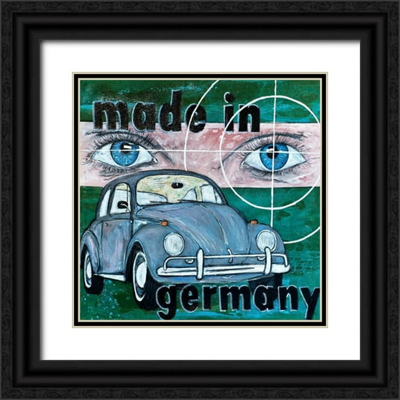 Hüttner, Rainer 26x26 Black Ornate Wood Framed with Double Matting Museum Art Print Titled - Made in Germany