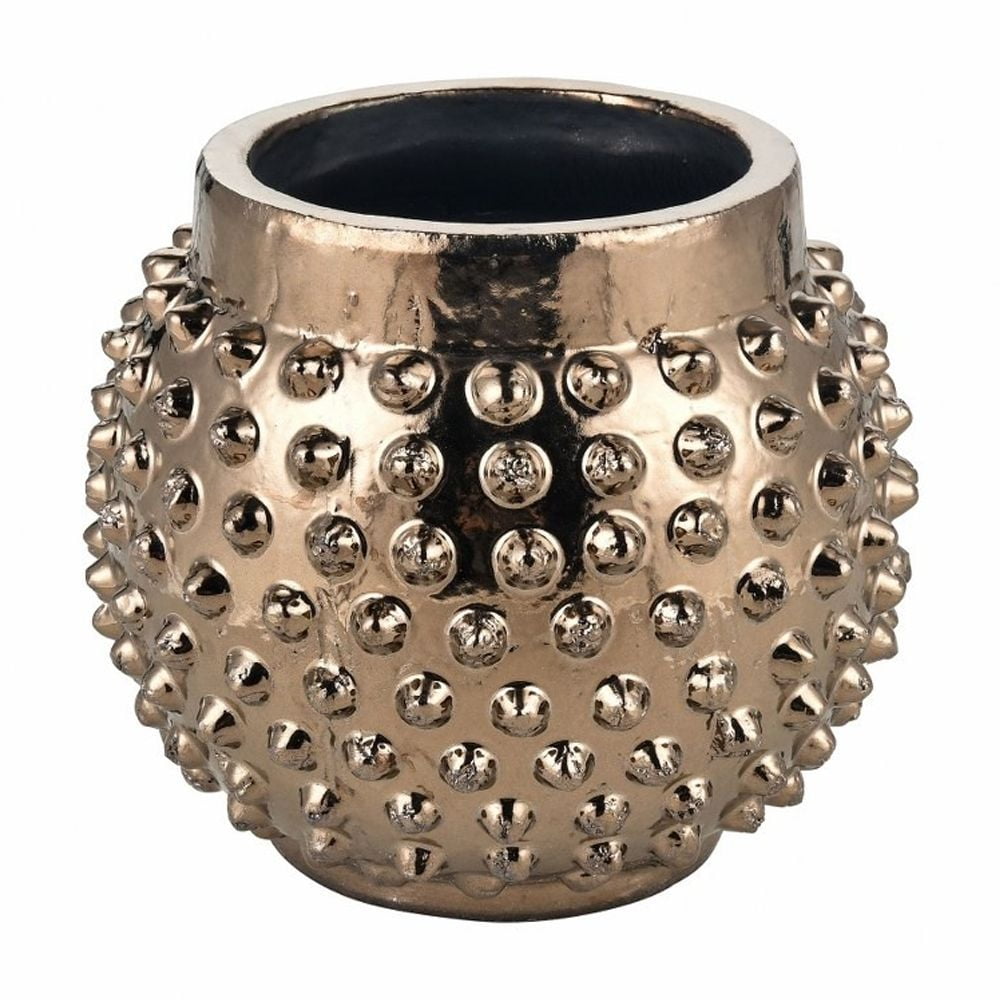 Dorus Gold Ceramic Decorative Floor Vase