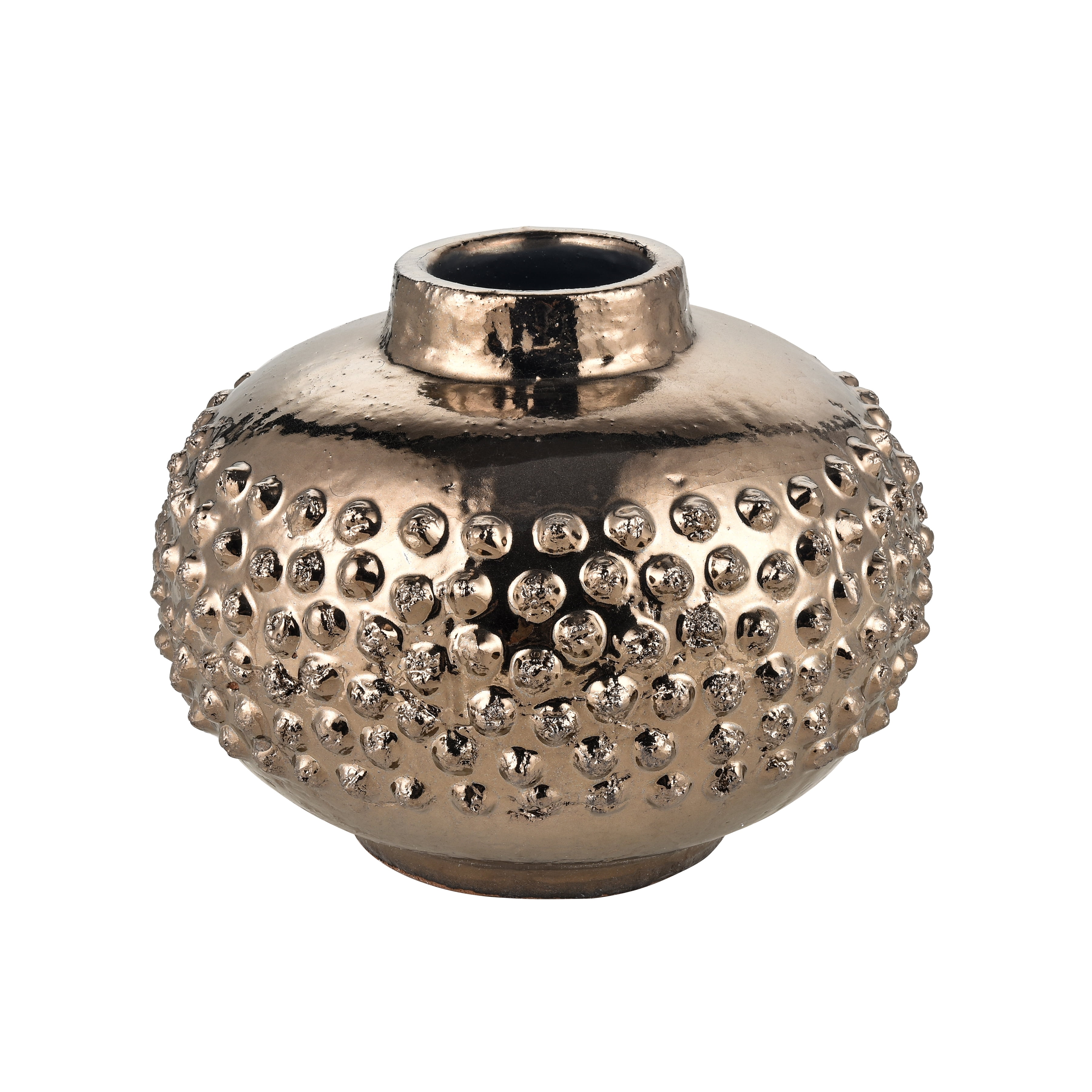 Dorus Gold Ceramic Decorative Floor Vase