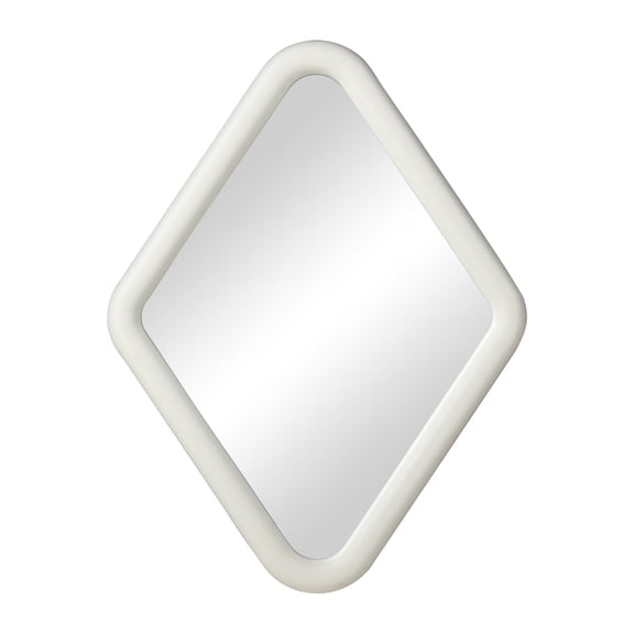 Elk Home Diamond 33-inch Tall Wall Modern Decorative Wall Mirror in White