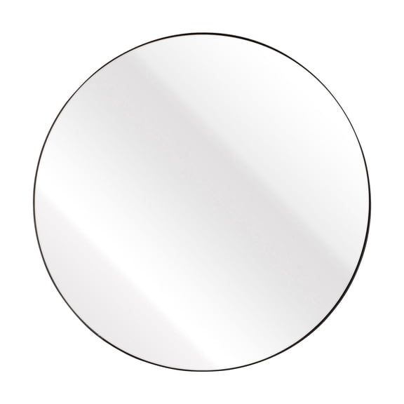 Elk Home Beni 24-inch Tall Round Mirror in Black