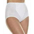 thumbnail image 1 of H091 2-Pack Moderate Control With Tummy Panel Brief Size Large, White, 1 of 1