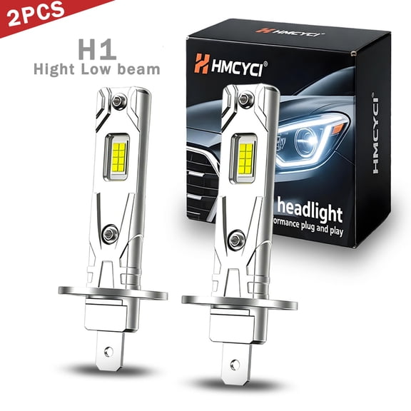 H1 For Mazda 6 2003-2008 Led Headlight High Low Beam 6500K 2Pcs