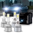 thumbnail image 1 of H1 H7 High/Low Beam Headlights for Hyundai Elantra 2001-2006 6000K White,4pc, 1 of 10