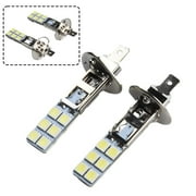 H1 LED Headlight Bulbs 6000K White High Beam Fog Lights 35W 1500LM 360° Illumination 50000H Lifespan 2-Pack