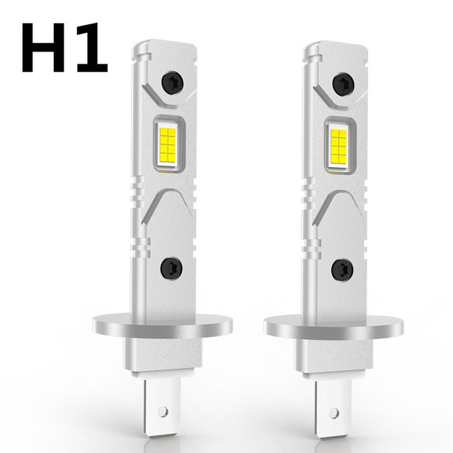 H1 mightu H3 LED Fog Light Bulb Fanless 60W 12000LM Daytime Running