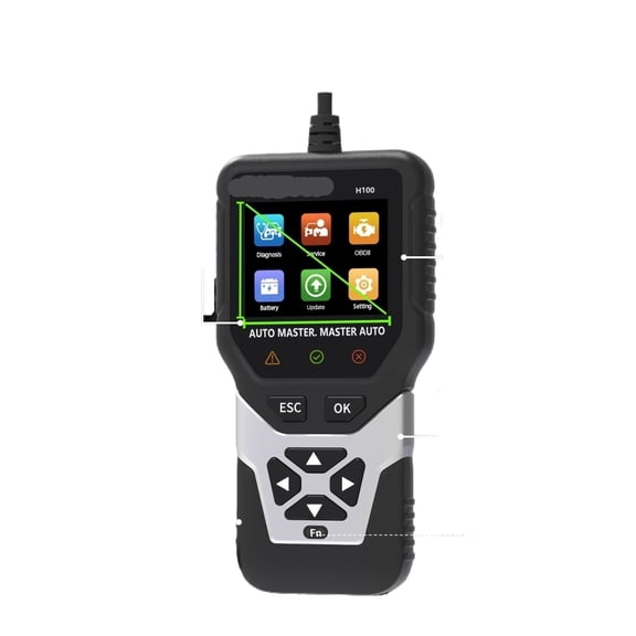 H100 OBD2-Scanner for Full System Car Diagnostic Tools, Check Engine Car Code Readers, with Battery Registration Tool