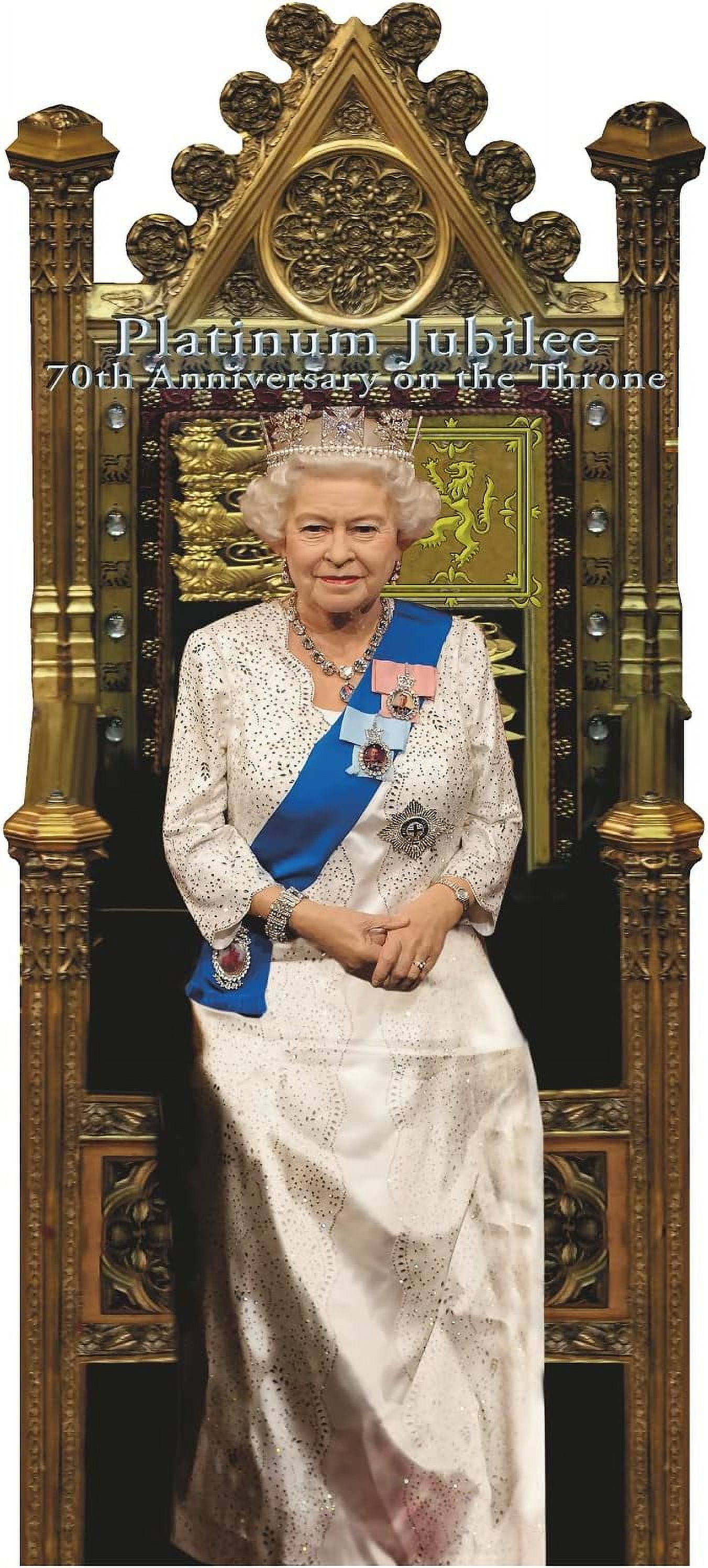 H10226 Queen Elizabeth II 70 70th Jubilee Throne Parliament Cardboard