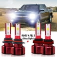 thumbnail image 2 of AUXITO H11/9005 LED Headlight Bulbs Combo – 400W 48000LM 6500K For Chevy Silverado 2 of 2