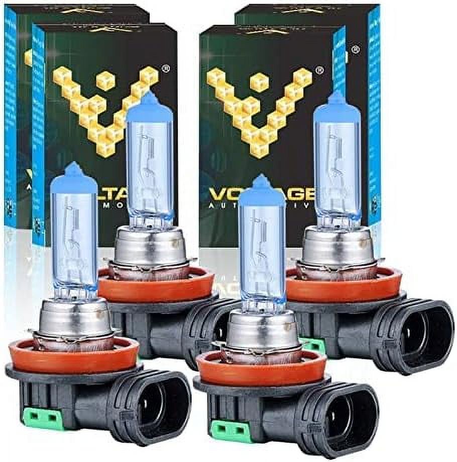 H11 Bulb Polarize White Replacement For Low Beam High Beam Driving Fog